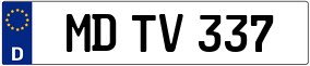Truck License Plate